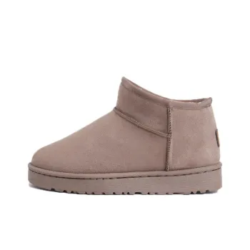 Warrior Warm Wear Resistant Height Increasing Short Mid Calf Snow Boots Women's Greige