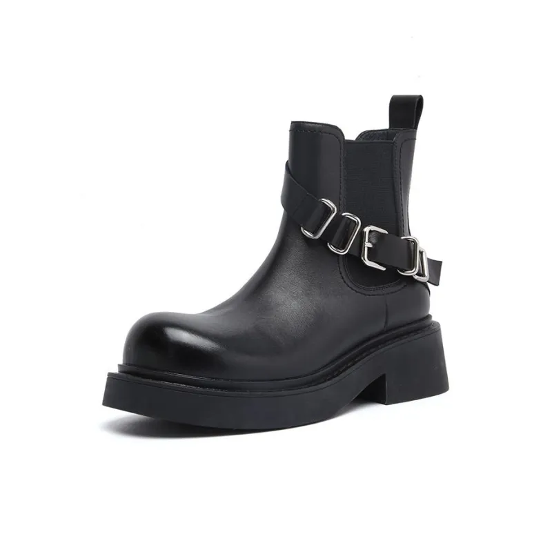 BASTO Short Chelsea Boots 5cm Women's-5