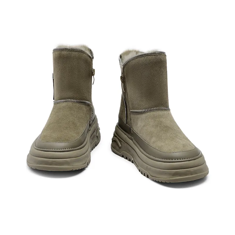 C°BANNER Wear Resistant Short Mid Calf Snow Boots Women's-4