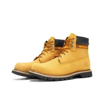 CAT Water Resistant Outdoor Climbing Travel Casual Shoes Hiking Shoes Classic Yellow Boots Short Martin Boot Unisex