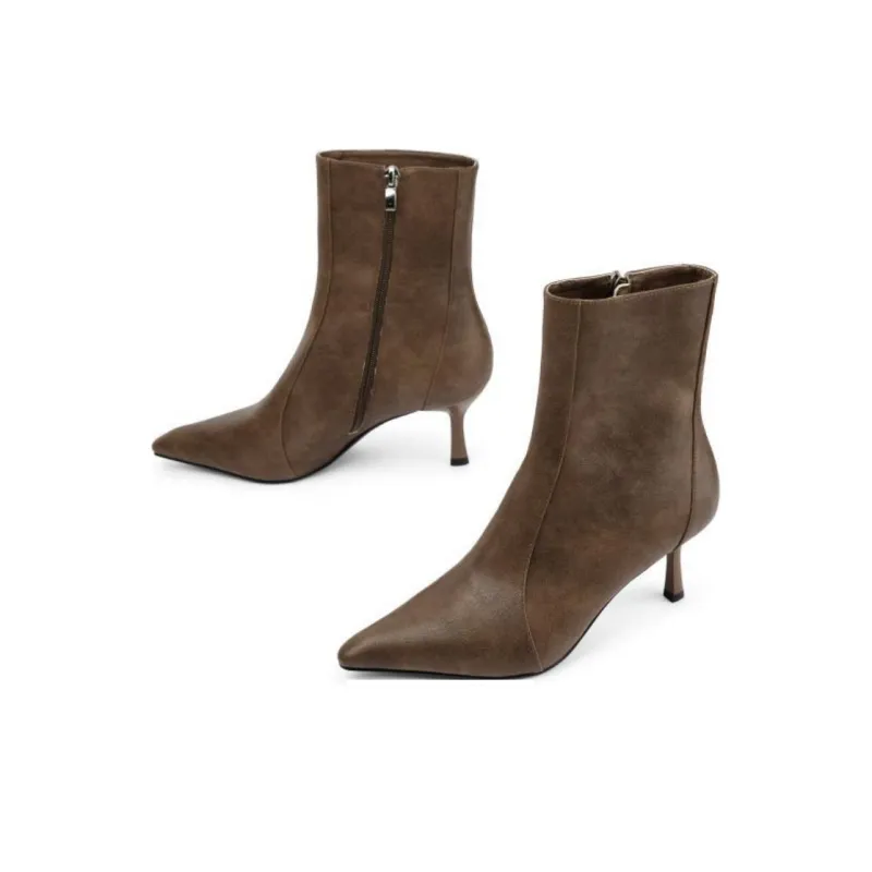 TOOMANYSHOES Urban Home Ankle Boots 6.5cm Women's-3