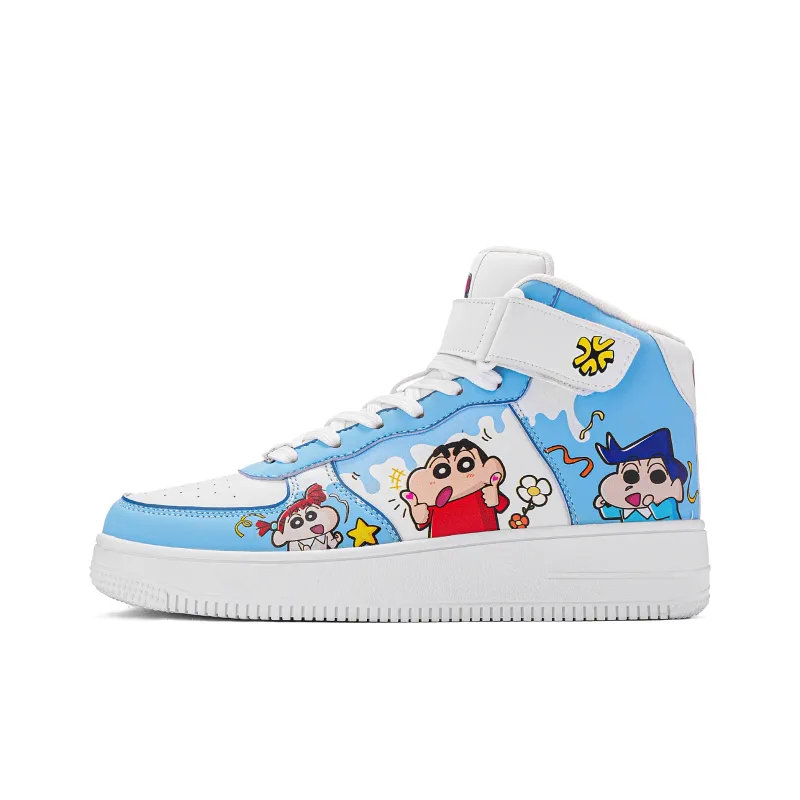 Crayon Shinchan High-Top Vintage Basketball Shoes Unisex Box-26