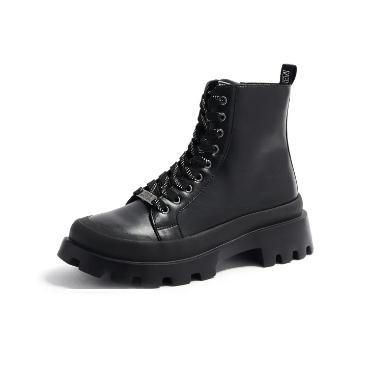 STEVE MADDEN Martin Boots Women's Black-1