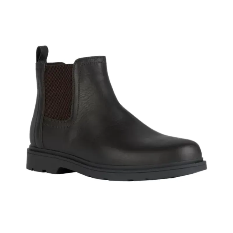 GEOX Spherica EC1 Short Chelsea Boots Men's Dark Brown-1