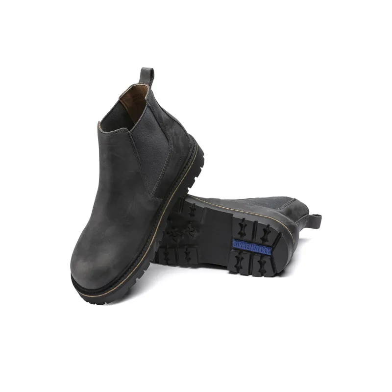 Birkenstock Stalon Natural Leather Nubuck 'Grey'-4