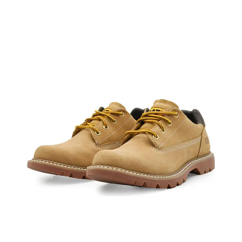 CAT Slip Resistant Ankle Length Outdoor Boots Yellow-1