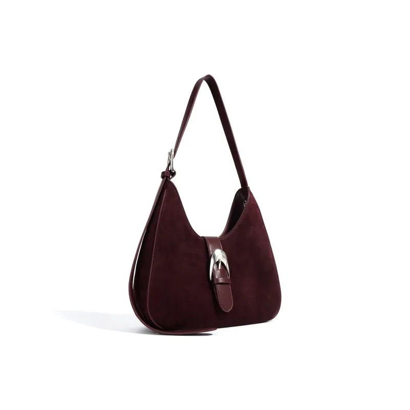 COURONNE Matte Cow Leather Shoulder Bag Regular Women's Multicolor-4