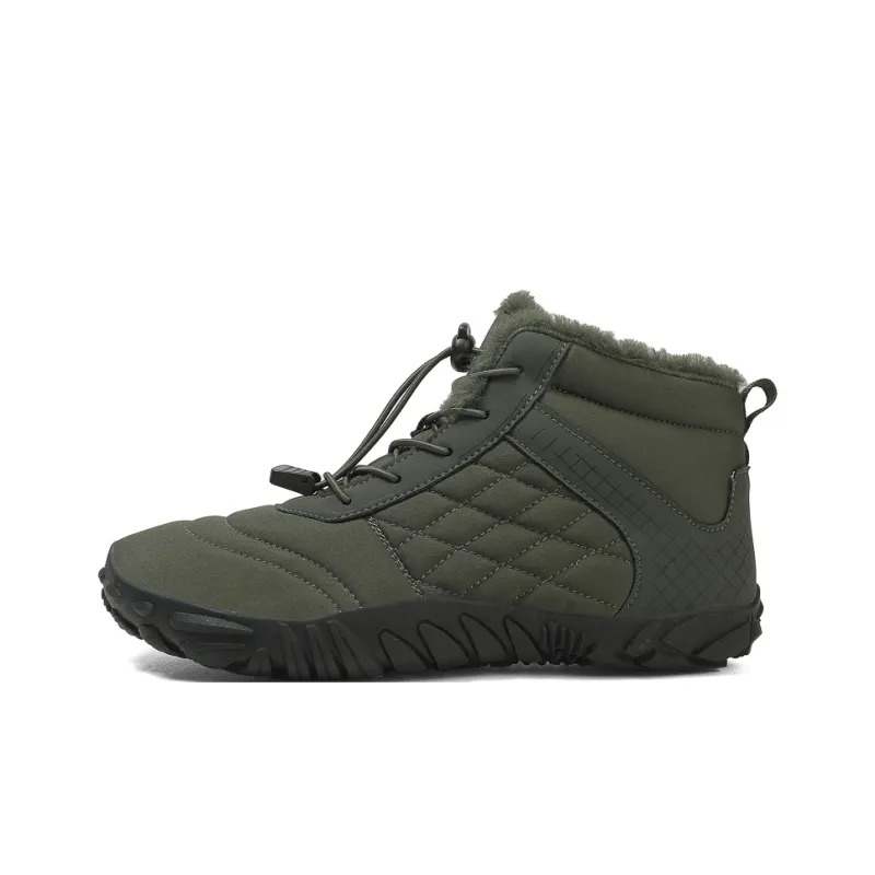 MUSNODO Thermal Waterproof Cushioning Short Snow Boots Men's-19