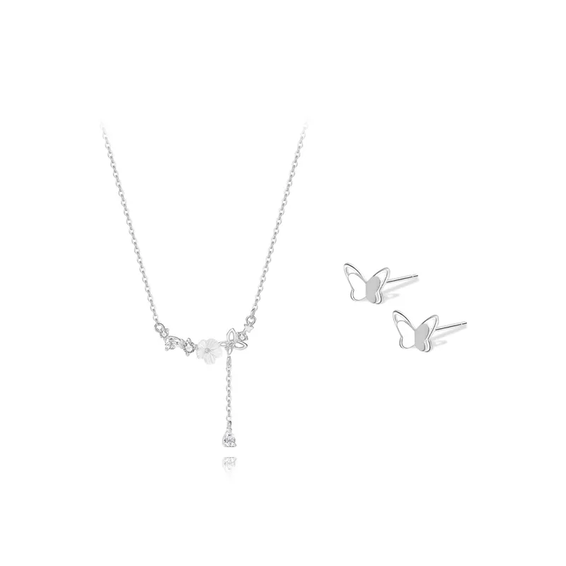 BLANK IN BLANK Zircon Necklaces Women's Bestie Girlfriend Couple Birthday Gift Girl-0