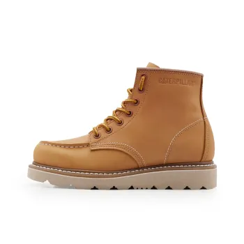 CAT Tradesman Mid WOS B4C SS23 Slip Resistant Short Outdoor Boots Women's Apricot