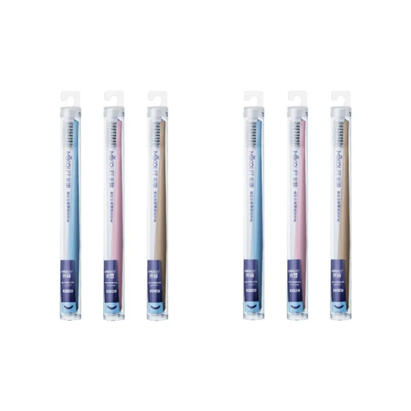 MIKEMEIZHUANG Soft Hair Small Head Eco-Friendly Material Toothbrushes Portable Independent Pack-5