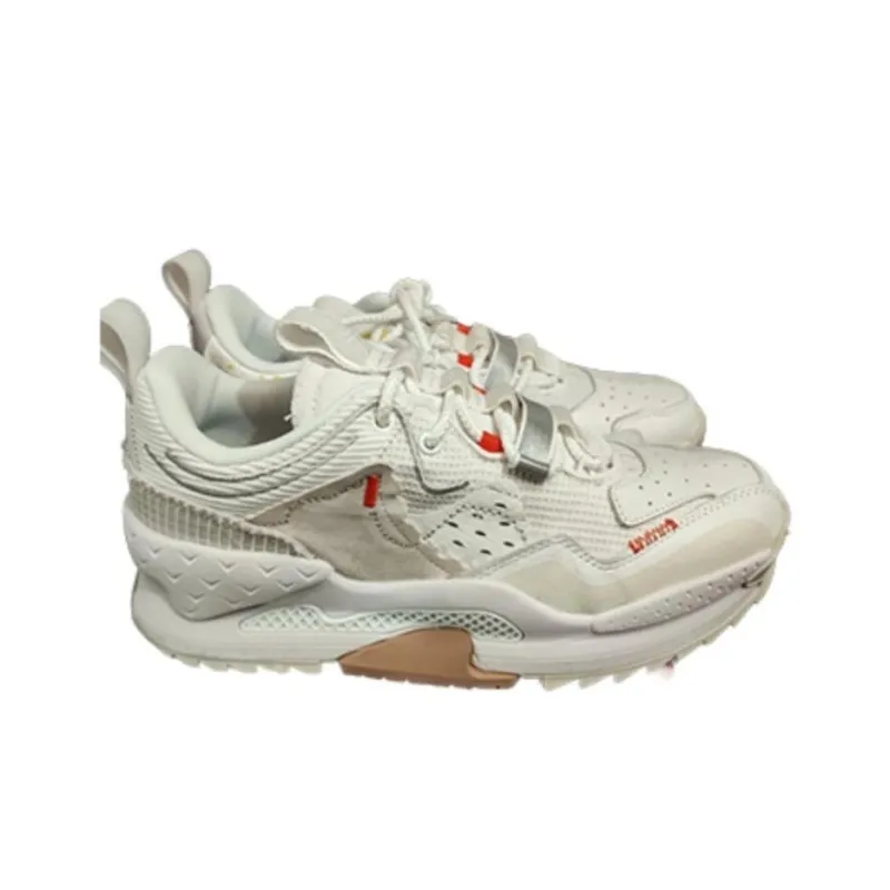 LiNing Mountain Half Mountain Half Anti Slip Wear Resistant Low Top Casual Shoes Men's White-3