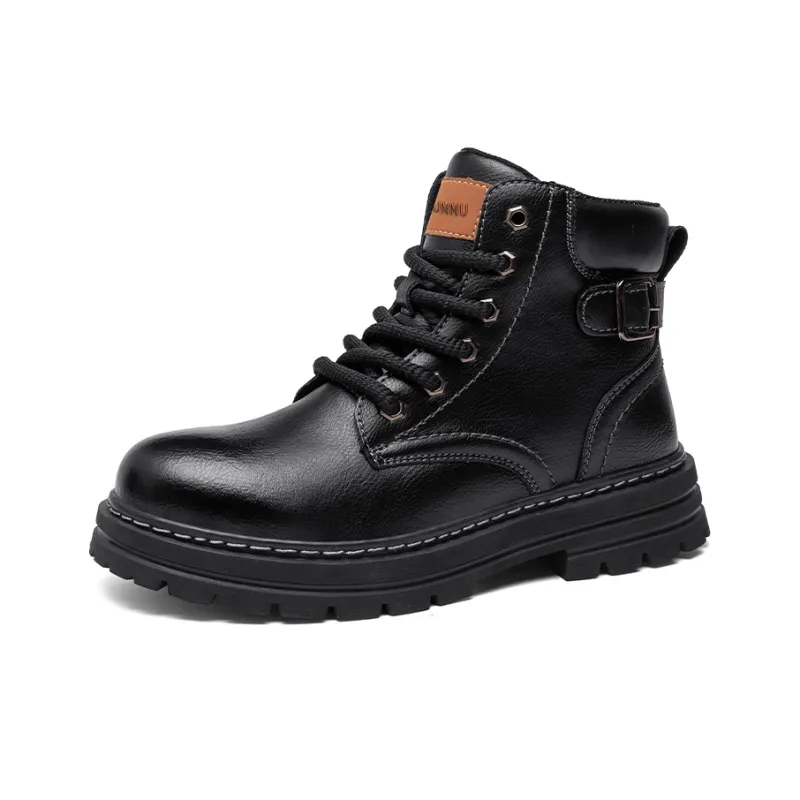 Dunnu Martin Boots Men Black-0