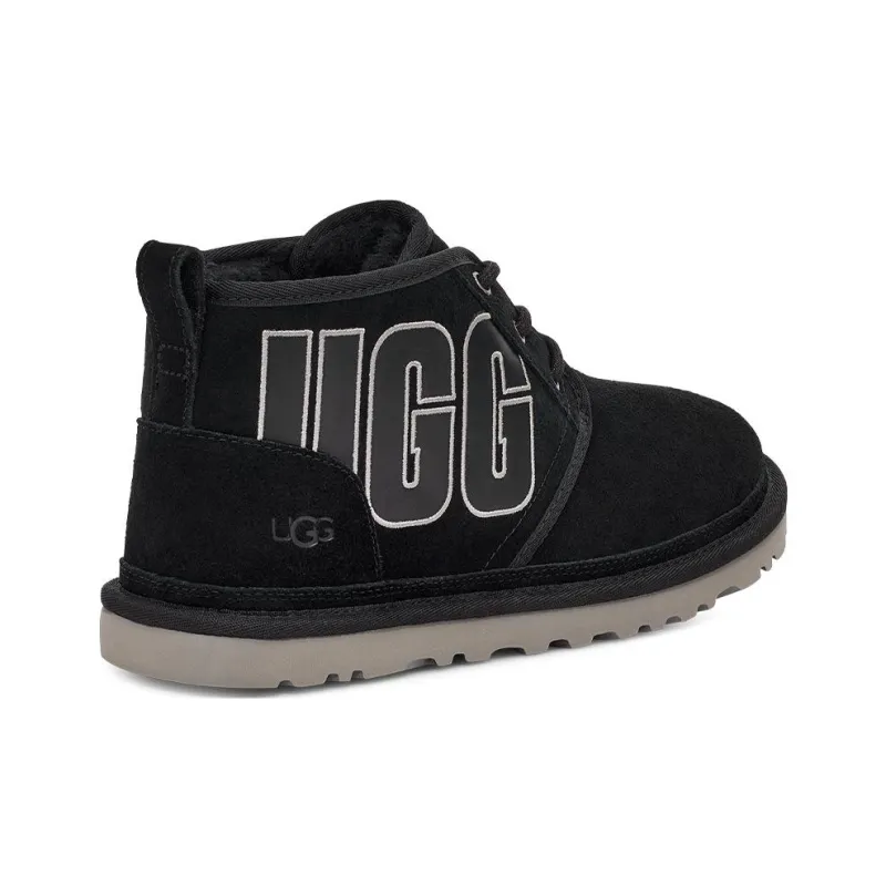 UGG Neumel Graphic Boot Black Grey Suede-3