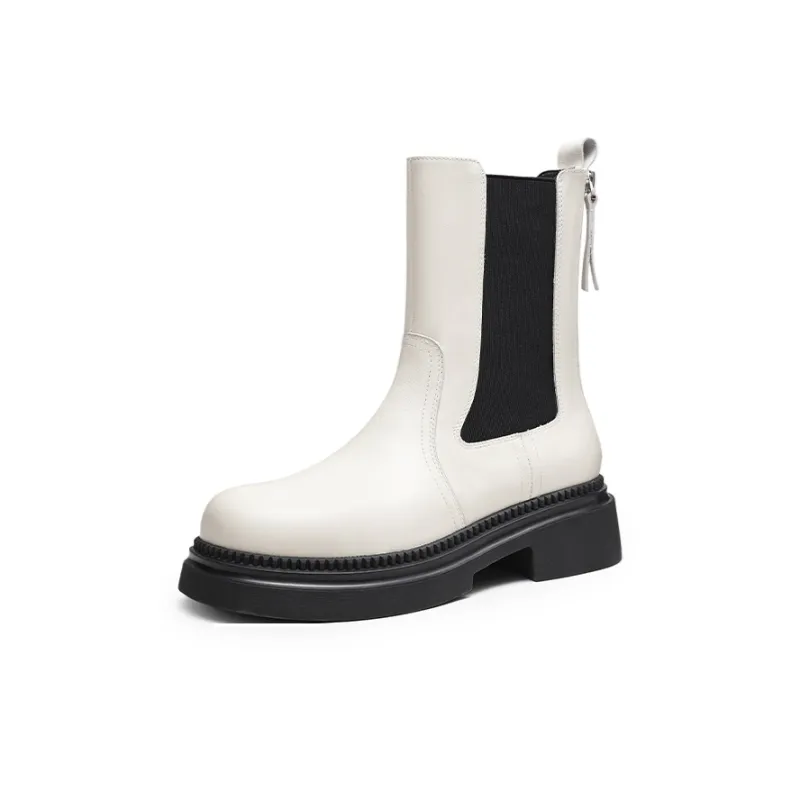 RED DRAGONFLY Chelsea Boots Medium Heel Women's-3