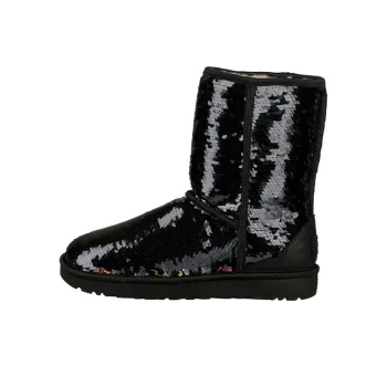 UGG Classic Short Sequin 'Black' Women's