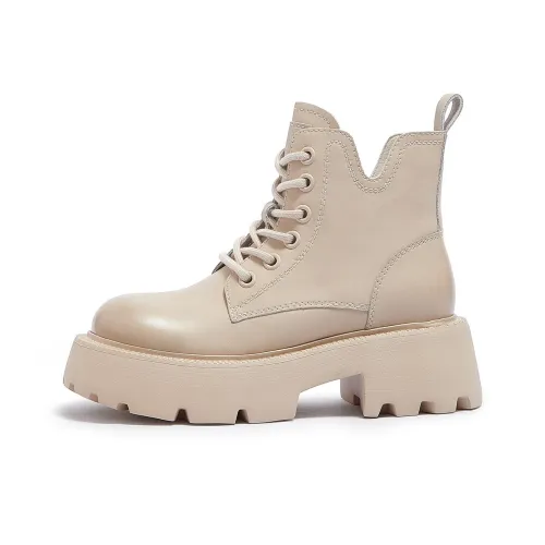 CAMEL Short Martin Boot Women's Apricot