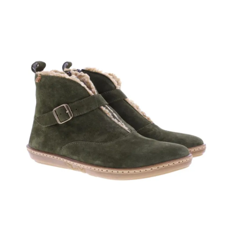 El Naturalista Ankle Boots Women's Green-3