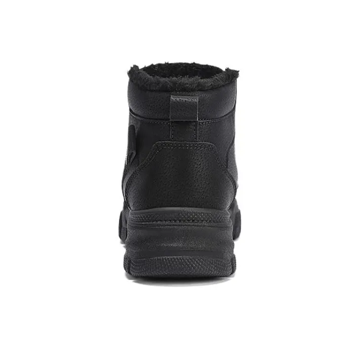 Warrior Short Snow Boots Men's Black-3