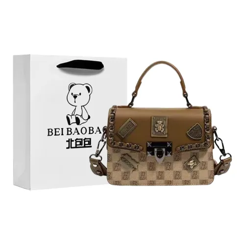North Pack PU One Shoulder Handbags Regular Women's Khaki/Coffee