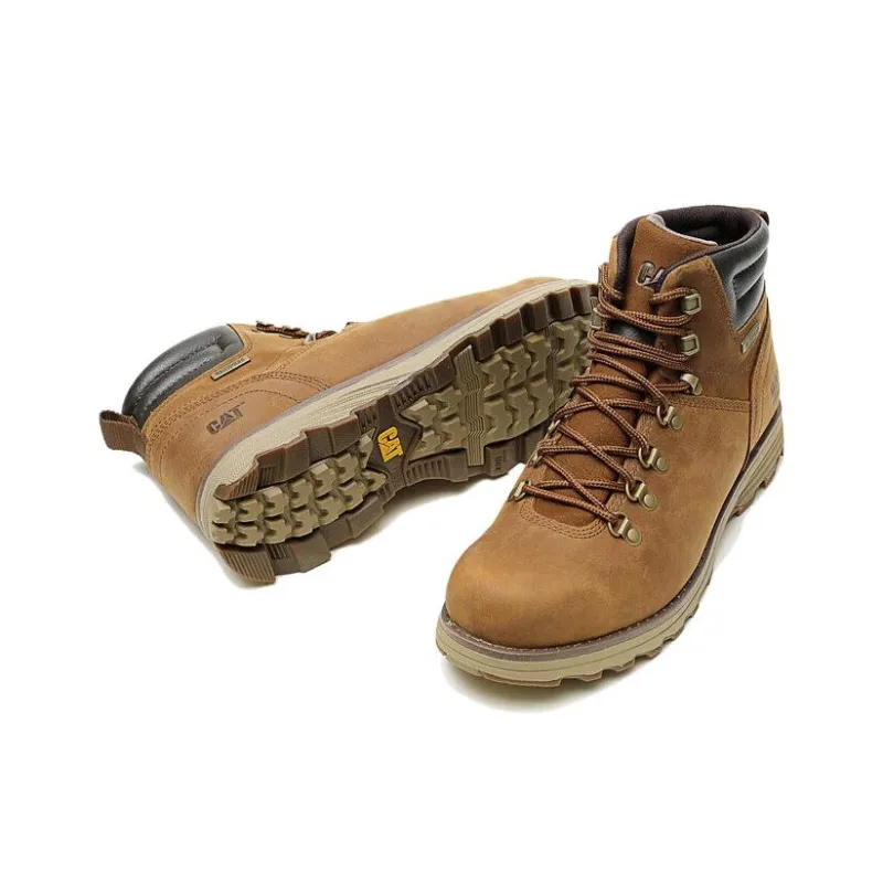 CAT Outdoor Boots Men Yellow/Brown-3