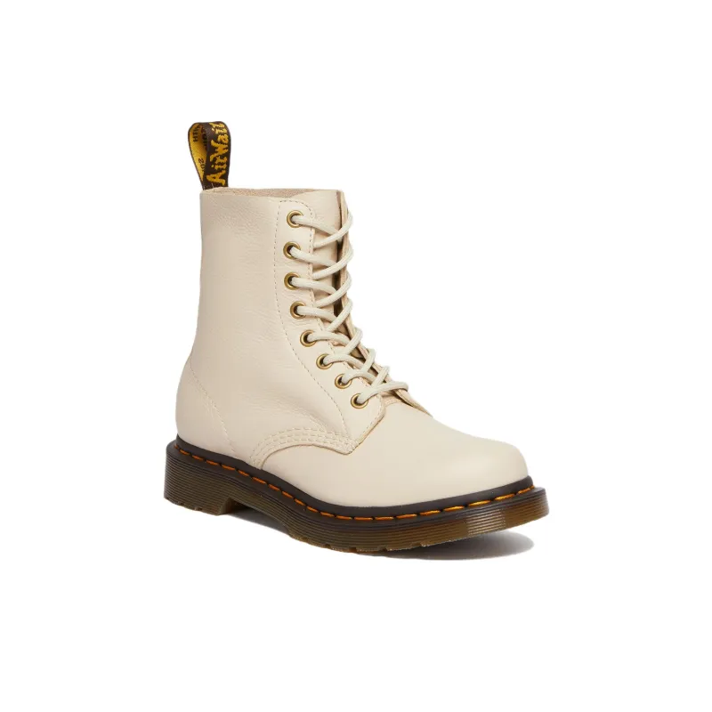 Dr.Martens 1460 Pascal Virginia Leather Boots 'Parchment Beige' Women's-1