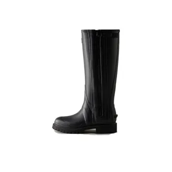 HUNTER Waterproof And Wear resistant Rain Boots Women's Black