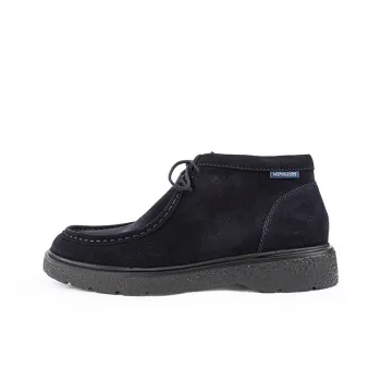 MEPHISTO Ankle Boots Men Blue/Dark Brown