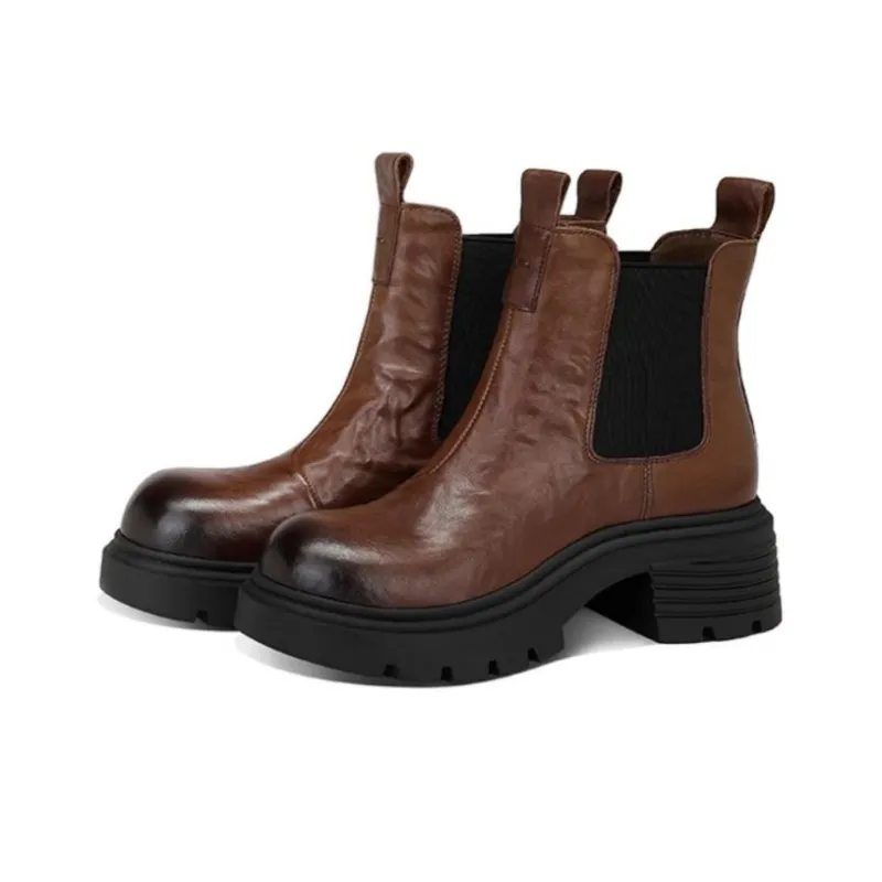 JESSICA SOPHIA Short Chelsea Boots 5.5cm Women's-4