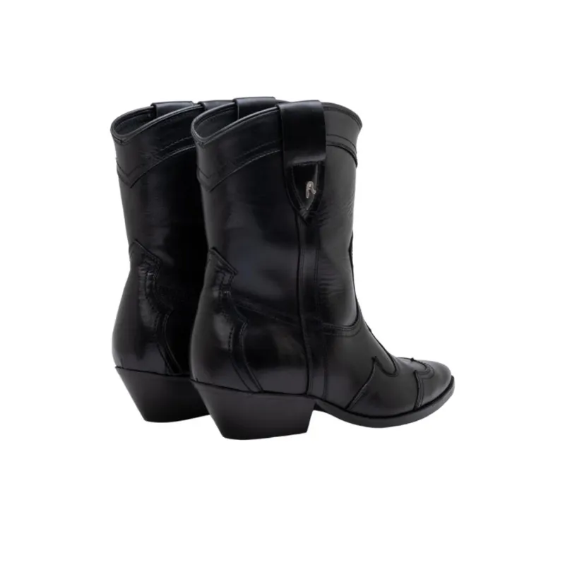 REPLAY Nymes Block Ankle Boots Women's Black-3