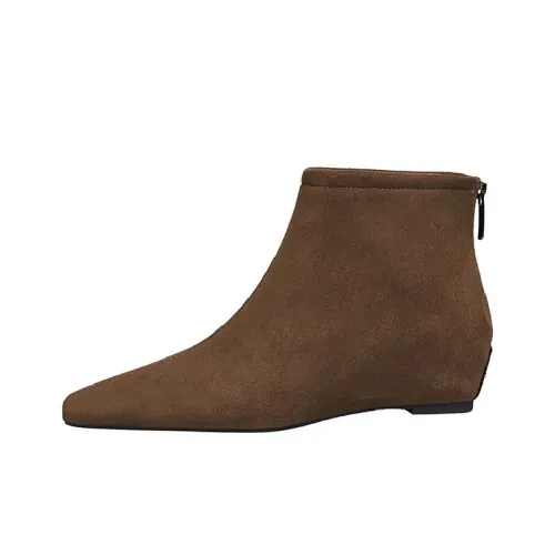 BIGTREE Ankle Boots Women's Dark Brown/Black