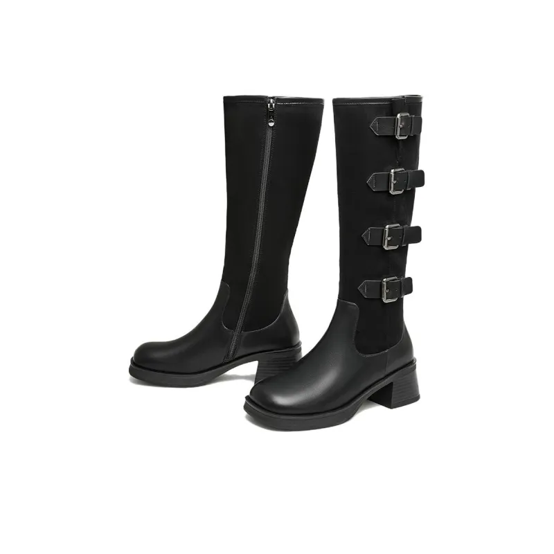 BASTO Knee high Boots 5.5cm Women's-10