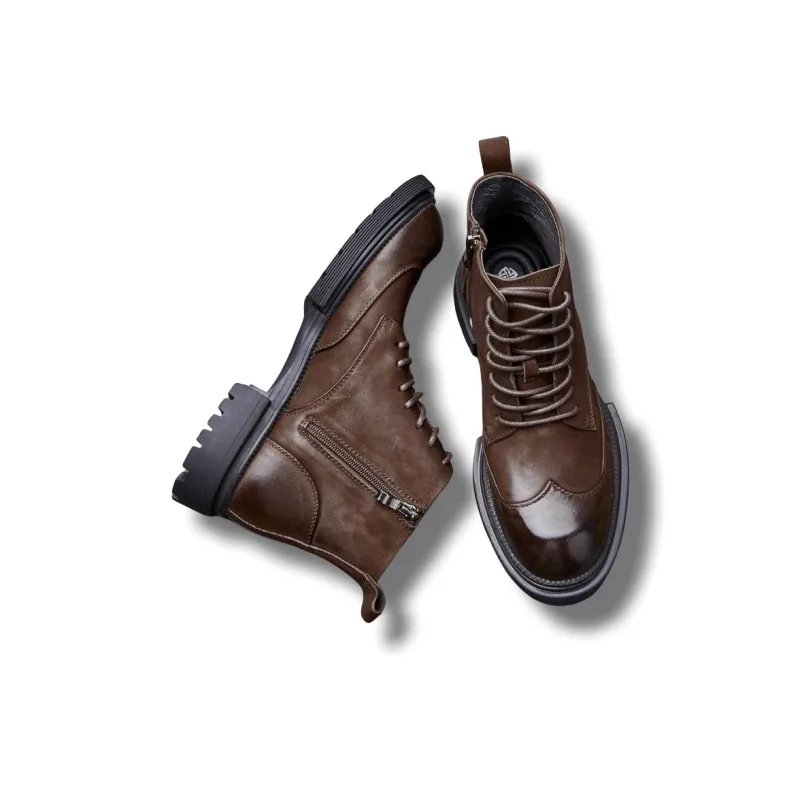 Brounvanm Ankle Boots 3CM Men's-3