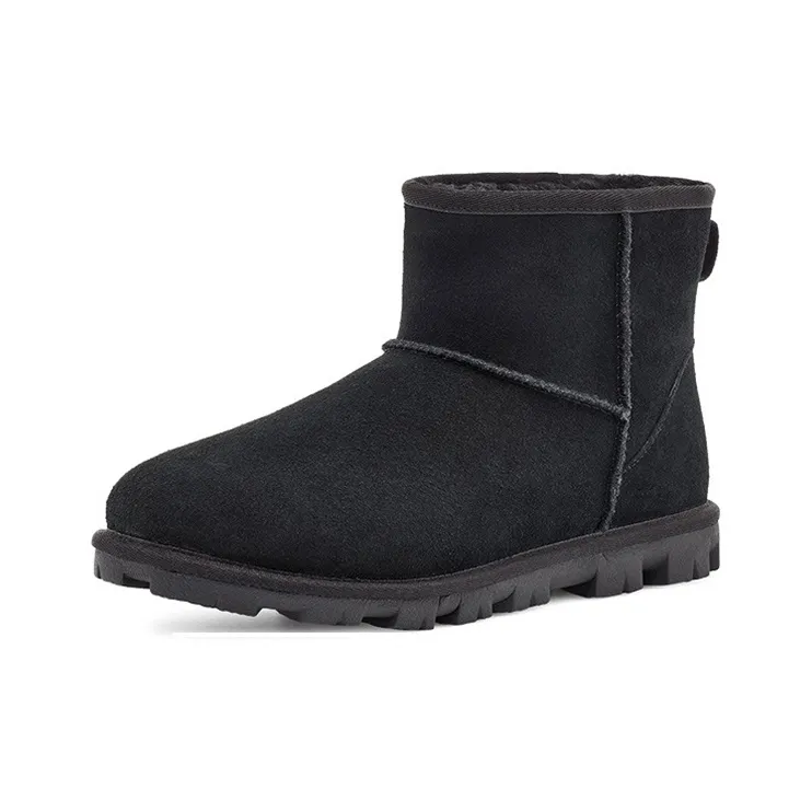 UGG Essential Mini Classic Fleece Lined Black Women's-2