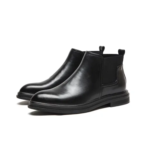 Chi Wolf Short Chelsea Boots Men's