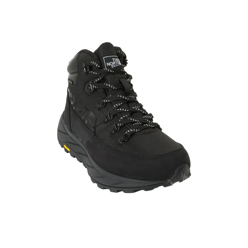 THE NORTH FACE Challenger Anti Slip Wear Resistant Waterproof And Breathable Mid Top Hiking Shoes Men's Black-2