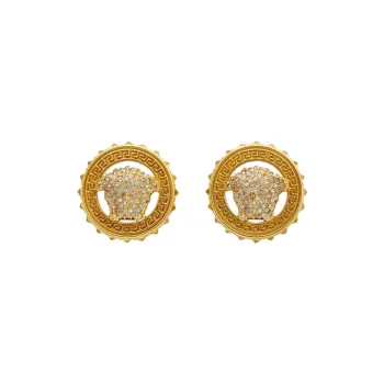 VERSACE Medusa Embellished Earrings