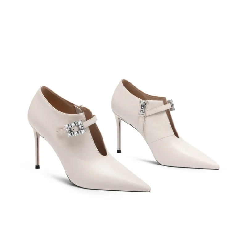 JOOC Ankle Boots Women's Milkshake White/Classic Black-2
