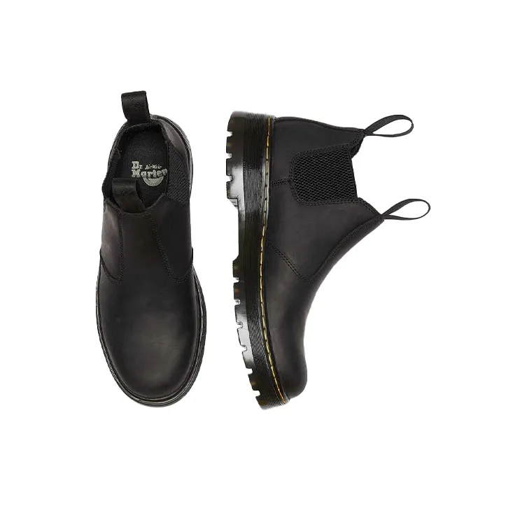 Dr.Martens Hardie Connection Ankle-Length Chelsea Boots Men's Black-2