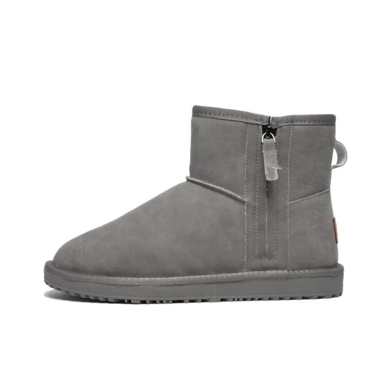 SEMIR Warm Short Mid-Calf Snow Boots Men's-0
