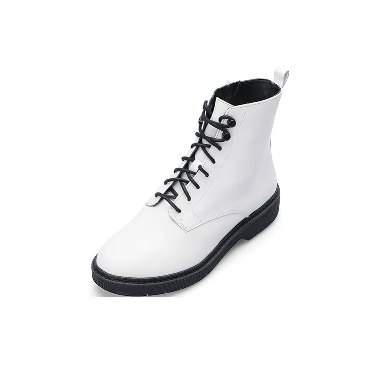 Clarks Martin Boots Women's White-2