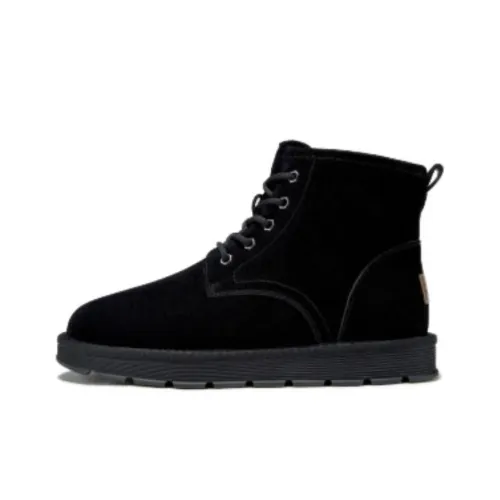 CAMEL Warm Wear-Resistant Slip-Resistant Crew Snow Boots Men's