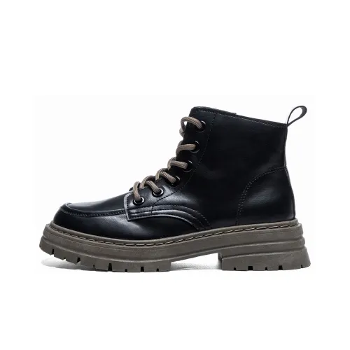 RENBEN Short Martin Boot Women's Black