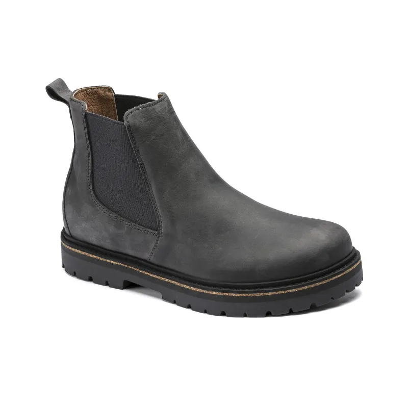Birkenstock Stalon Natural Leather Nubuck 'Grey'-2