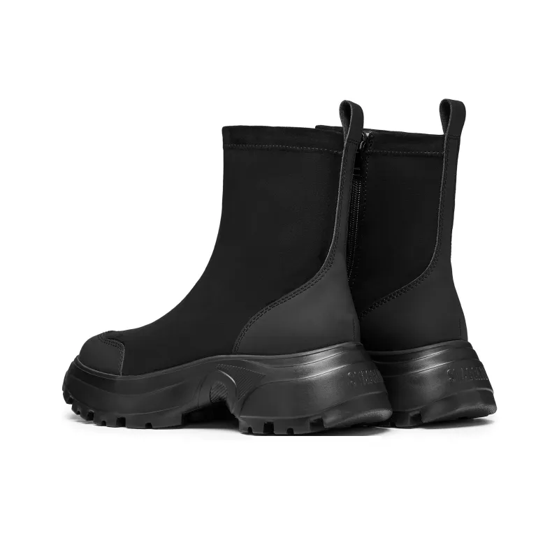 Staccato Velvet Cocoa Ankle Boots Women's-10