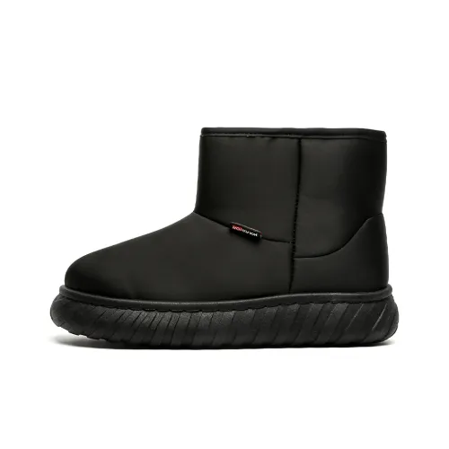 Warrior Warm Height Increasing Short Snow Boots Women's Black