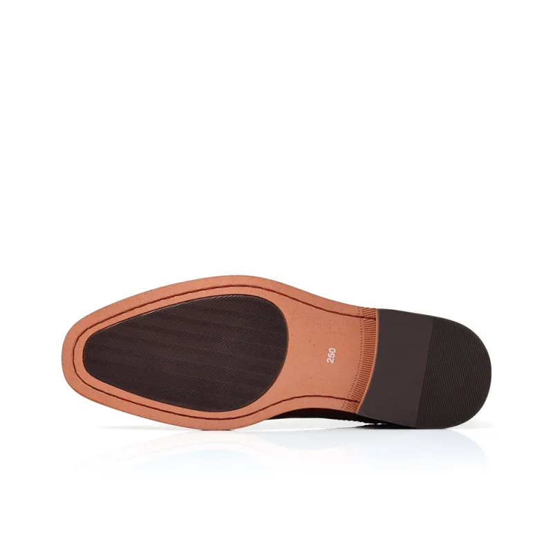 UHK Chelsea Boots Men Black/Brown-4