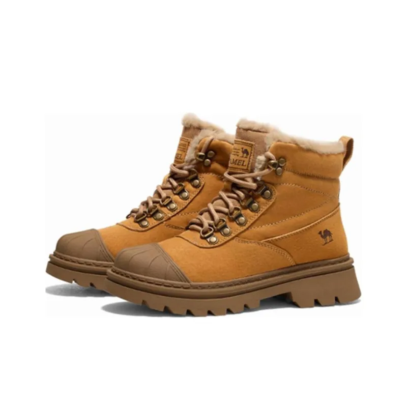 CAMEL Warm Wear-Resistant Slip-Resistant Short Outdoor Boots Women's-3