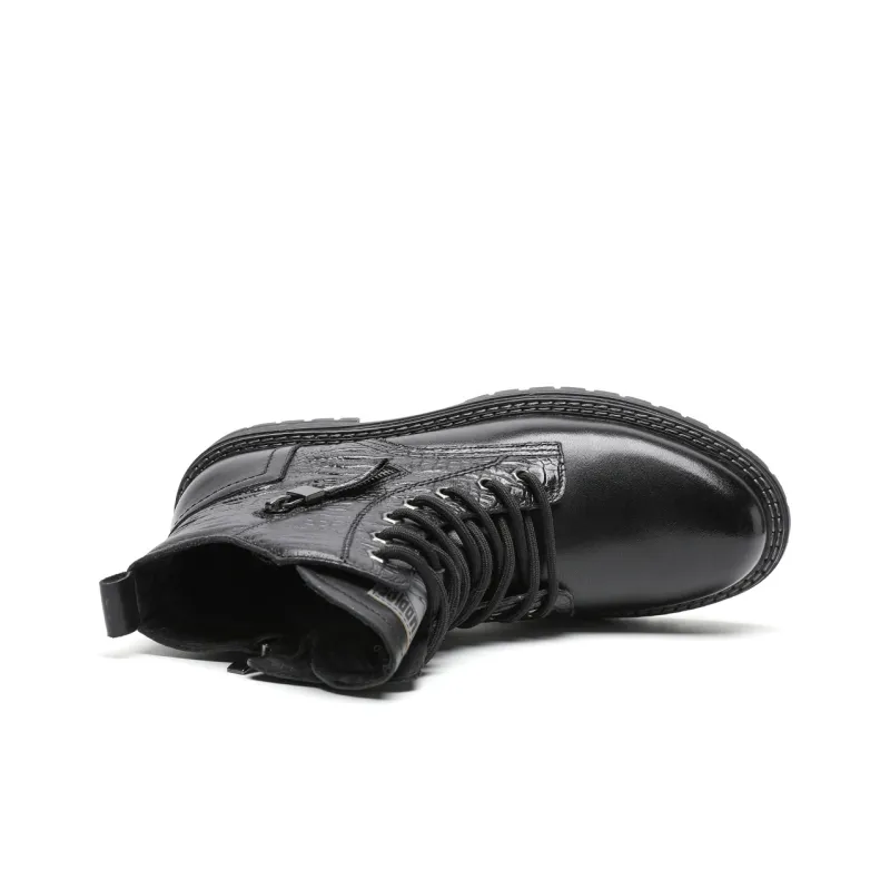 TRUMPPIPE Short Martin Boot Men's Black-17