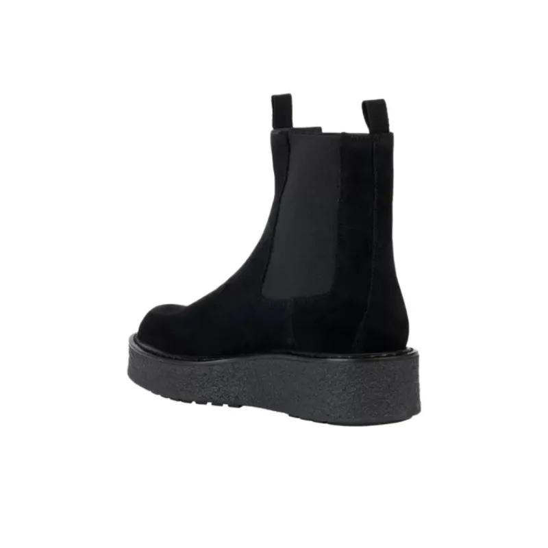 GEOX Elidea Short Chelsea Boots 5.5cm Women's Black-3